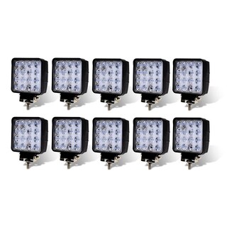 Foto 1 | Foto 1 | Reflector Cuadrado Led Tmh 48w Blanco De 60 Grados Para Jeep Y Vehículos Todo Terreno