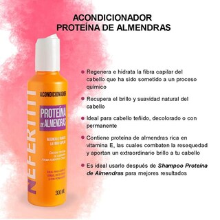 Foto 8 | Foto 8 | Acondicionador Nefertiti Almendra Con Proteína
