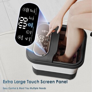 Foto 4 | Foto 4 | Baño De Pies Ranjova Eléctrico Con Masaje Giratorio Y Burbujas Plegable Con Calor Y 24 Bolas De Shi