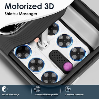 Foto 8 | Foto 8 | Baño De Pies Ranjova Eléctrico Con Masaje Giratorio Y Burbujas Plegable Con Calor Y 24 Bolas De Shi