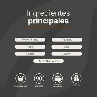 Foto 2 | Foto 2 | Cápsulas Naturales Bss B Life Melón Amargo Neem Canela 500 Mg