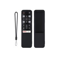Funda De Silicona Control Expert Negro Para Control Tcl Rc802v Smart Tv Protector