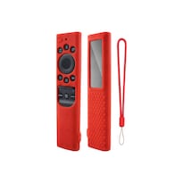 Funda Para Control Samsung Control Expert Rojo Silicon Protector Panel Solar Smart Tv 4k