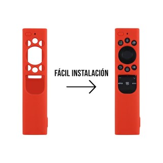 Foto 6 | Foto 6 | Funda Para Control Samsung Control Expert Rojo Silicon Protector Panel Solar Smart Tv 4k