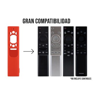 Foto 7 | Foto 7 | Funda Para Control Samsung Control Expert Rojo Silicon Protector Panel Solar Smart Tv 4k
