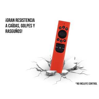 Foto 8 | Foto 8 | Funda Para Control Samsung Control Expert Rojo Silicon Protector Panel Solar Smart Tv 4k