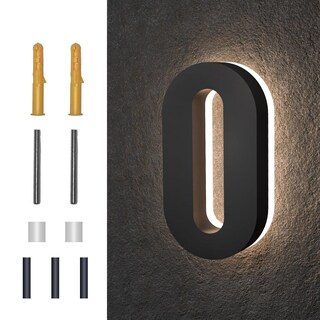 Foto 1 | Foto 1 | Números De Casa Led Midit Acero Inoxidable Iluminados Retroiluminados 7 Pulgadas