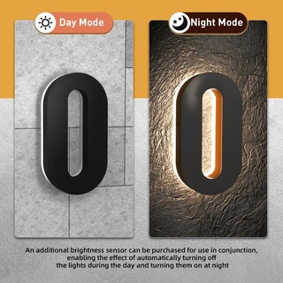 Foto 5 | Foto 5 | Números De Casa Led Midit Acero Inoxidable Iluminados Retroiluminados 7 Pulgadas