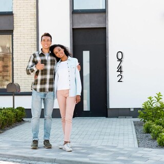 Foto 7 | Foto 7 | Números Para Casa Glintyu Negro Mate Engrosado De 8 3 Mm Para Exterior