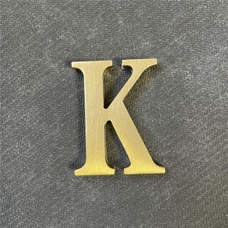 Foto 1 | Foto 1 | Pegatina De Latón Soild Letras Inglesas 2.6 Pulgadas Autoadhesivas Para Señalización De Casa