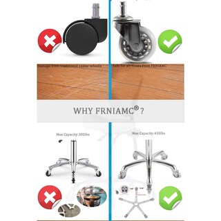 Foto 5 | Foto 5 | Taburete Profesional Frniamc Negro Ergonómico Giratorio De Altura Ajustable