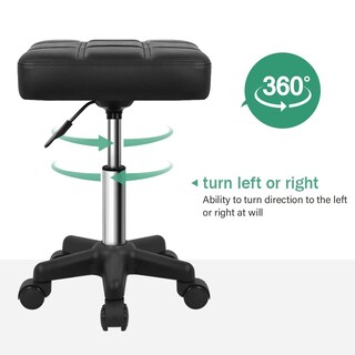 Foto 6 | Foto 6 | Taburete Giratorio Furwoo Negro Con Ruedas Y Altura Ajustable Para Spa Y Salón De Masaje