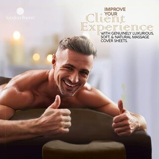 Foto 2 | Foto 2 | Sábanas De Microfibra London Linens Mocha Resistentes A Manchas Y Arrugas