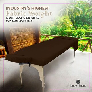 Foto 7 | Foto 7 | Sábanas De Microfibra London Linens Mocha Resistentes A Manchas Y Arrugas