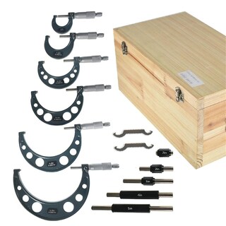 Foto 1 | Foto 1 | Juego De Micrómetros Exteriores Mitoharet De Alta Calidad Con Funda Acolchada