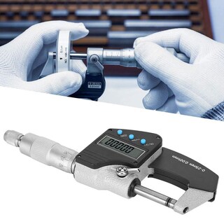 Foto 3 | Foto 3 | Micrómetro Digital Pantalla Grande Precisión Métrico Externo Imperial 0-25 Mm Para Medición De Espes