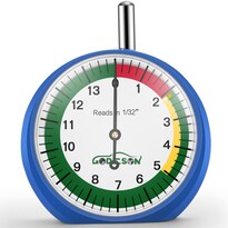 Medidor De Profundidad De Banda De Rodadura Godeson Esfera Fácil Lectura 32 Paquete De 20