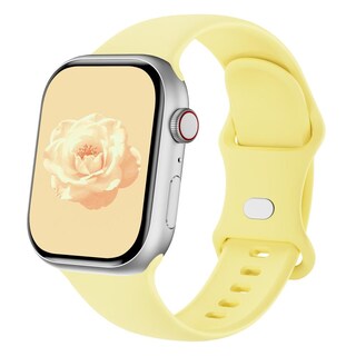 Foto 1 | Foto 1 | Correa De Silicona Sycamond Amarillo Para Apple Watch 41 Mm 40 Mm 38 Mm Serie Se 10 9 8 7 6 5 4 3 Ul