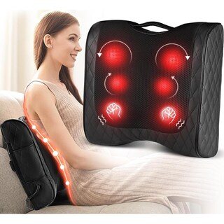 Foto 1 | Foto 1 | Almohada De Masaje Shiatsu Boriwat Eléctrica De Espalda Para Aliviar El Estrés