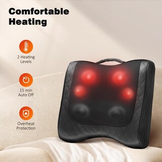 Foto 7 | Foto 7 | Almohada De Masaje Shiatsu Boriwat Eléctrica De Espalda Para Aliviar El Estrés