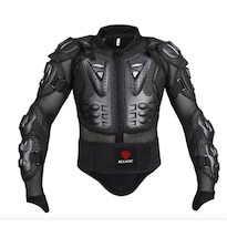 Chamarra De Protección Motocicleta Sulaite Negra Armadura Cuerpo Para Motocross 3xl