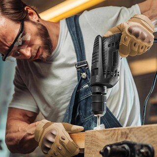 Foto 4 | Foto 4 | Guantes De Moto Ioagsvw Marrón Con Protección De Nudillos Y Dedos Táctiles Para Hombre