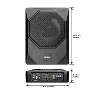 Foto 3 | Foto 3 | Sound Storm Laboratories Us8k - Subwoofer De Audio Para Coche De 8 Pulgadas Bajo El Asiento 800 Vat