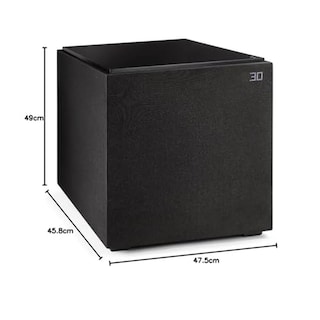 Foto 2 | Foto 2 | Definitive Technology Dn12 Subwoofer De Ultra Rendimiento De 1500 W De 12'' Con Radiadores De Graves