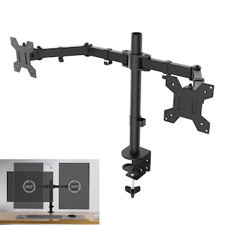 Foto 1 | Foto 1 | Soporte Doble Monitor Vddgrer Negro Ajustable Para Pantallas Hasta 27 Pulgadas 10kg