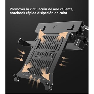 Foto 5 | Foto 5 | Soporte Para Monitor Y Laptop Mornwell Negro Con Brazos Hidráulicos Para Pantallas De 17 A 27 Pulgad