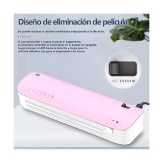 Foto 2 | Foto 2 | Laminadora Enmicadora A4 Con 300 Hojas De Micas Eo Safe Imports Esi-23701 Rosa