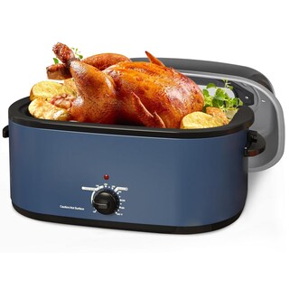 Foto 1 | Foto 1 | Horno Tostador Eléctrico De Acero Inoxidable 26qt Con Tapa De Visualización Y Autohilado Azul