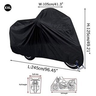 Foto 4 | Foto 4 | Funda Para Motocicleta Yesjoy Roja Impermeable Resistente Al Agua Y Protección Uv Xxl