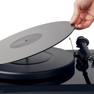 Foto 1 | Foto 1 | Estera Giratoria Hudson Hi-fi Negro Mate De Acrílico Para Tornamesas Y Tocadiscos De Vinilo