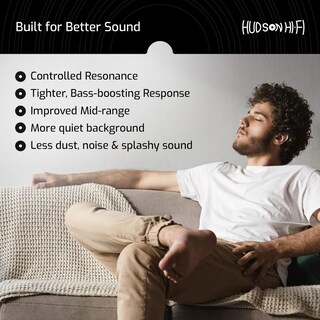 Foto 4 | Foto 4 | Estera Giratoria Hudson Hi-fi Negro Mate De Acrílico Para Tornamesas Y Tocadiscos De Vinilo