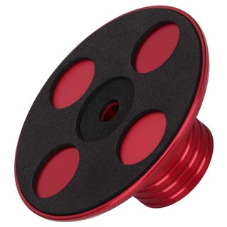 Foto 4 | Foto 4 | Estabilizador De Discos De Aluminio Metálico Rojo Para Lp De Vinilo