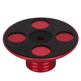 Foto 5 | Foto 5 | Estabilizador De Discos De Aluminio Metálico Rojo Para Lp De Vinilo