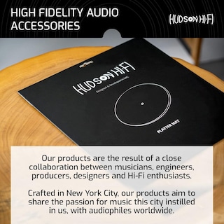 Foto 2 | Foto 2 | Estera Giratoria Acrílica Hudson Hi-fi Transparente Para Tocadiscos De Vinilo