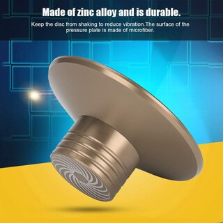 Foto 7 | Foto 7 | Estabilizador De Discos De Aluminio Para Lp Vinilo Metálico Rojo Negro Dorado Oro