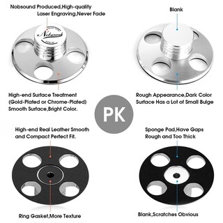 Foto 2 | Foto 2 | Estabilizador De Discos De Vinilo Nobsound Lp Plata Hifi
