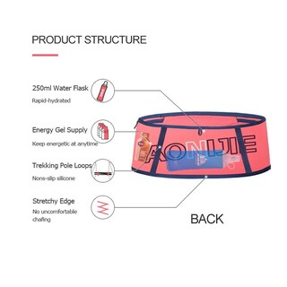 Foto 8 | Foto 8 | Riñonera Correr Ch/m Azul Botella Agua Suave 250 Ml Sin Rebote Para Mujer