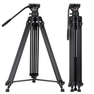 Foto 1 | Foto 1 | Trípode De Cámara Cayer Aluminio Profesional 184 Cm Para Videocámara Dslr