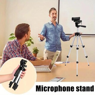 Foto 6 | Foto 6 | Trípode De Cámara Medium Logitech Plateado Con Soporte Para Webcam C930 C920 C615