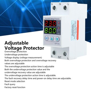 Foto 7 | Foto 7 | Protector Ajustable De Voltaje Svp 916 En Blanco Con Reinicio De Retardo 100‑130 Vca