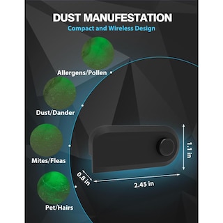 Foto 4 | Foto 4 | Detector De Polvo Recargable Qpdz Para Aspiradora Actualizado Para Mascotas Perro Gato
