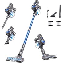 Aspiradora Greenote Inalámbrica Con Led Y Cepillo Para Suelos Duros Y Pelos De Mascotas