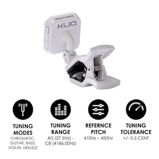 Foto 4 | Foto 4 | Kliq Ubertuner Sintonizador Profesional De Clip Para Guitarra Bajo Ukelele Violín Mandolina Ba