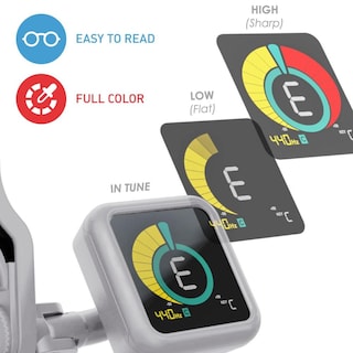Foto 6 | Foto 6 | Kliq Ubertuner Sintonizador Profesional De Clip Para Guitarra Bajo Ukelele Violín Mandolina Ba