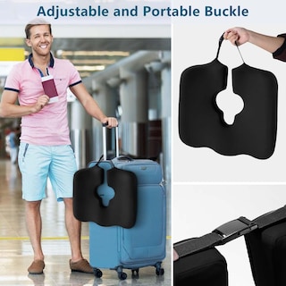 Foto 3 | Foto 3 | Almohada Cojín De Silla De Ruedas Mejorada Para Alivio De Dolor De Coxis Hemorroides Y Úlceras Por