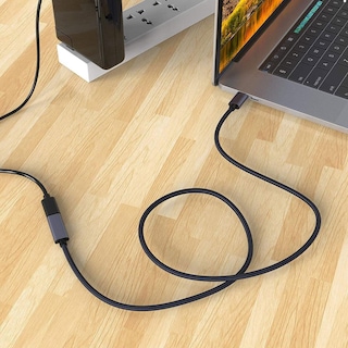Foto 6 | Foto 6 | Cable De Extensión Usb C Ndool Negro Carga Rápida Y Transferencia Datos 0.5m